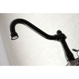 Essex Two-Handle 2-Hole Wall Mount Bathroom Faucet