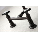 Essex Two-Handle 2-Hole Wall Mount Bathroom Faucet