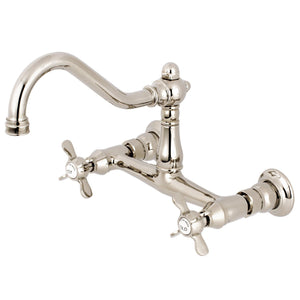 Essex Two-Handle 2-Hole Wall Mount Bathroom Faucet