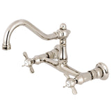Essex Double-Handle 2-Hole Wall Mount Bathroom Faucet