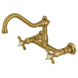 Essex Two-Handle 2-Hole Wall Mount Bathroom Faucet