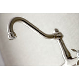 Essex Two-Handle 2-Hole Wall Mount Bathroom Faucet