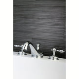 Tudor Two-Handle 3-Hole Deck Mount Roman Tub Faucet