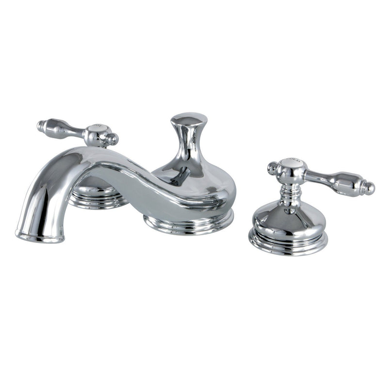 Tudor Two-Handle 3-Hole Deck Mount Roman Tub Faucet