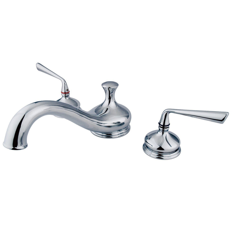 Silver Sage Two-Handle 3-Hole Deck Mount Roman Tub Faucet