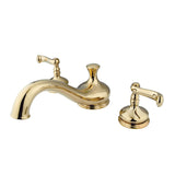 Royale Two-Handle 3-Hole Deck Mount Roman Tub Faucet