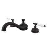 Heritage Two-Handle 3-Hole Deck Mount Roman Tub Faucet