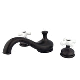 Heritage Two-Handle 3-Hole Deck Mount Roman Tub Faucet