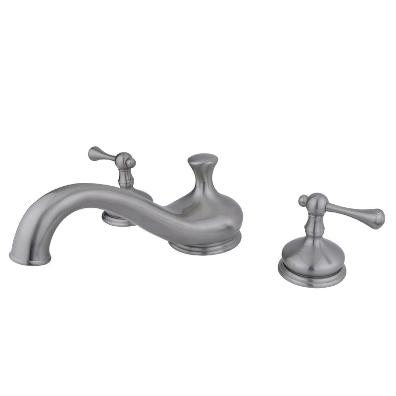 Vintage Two-Handle 3-Hole Deck Mount Roman Tub Faucet