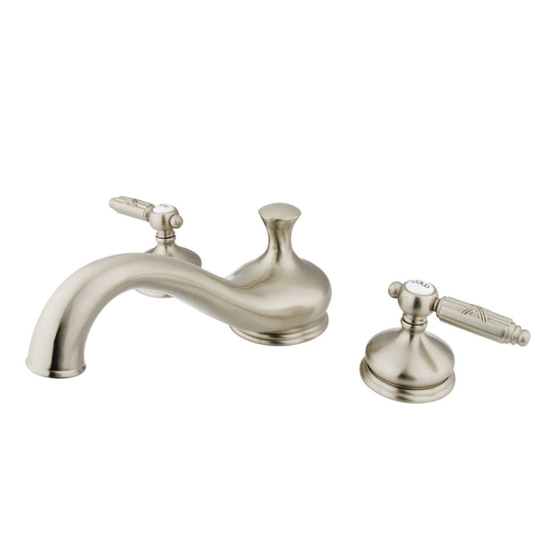 Georgian Two-Handle 3-Hole Deck Mount Roman Tub Faucet
