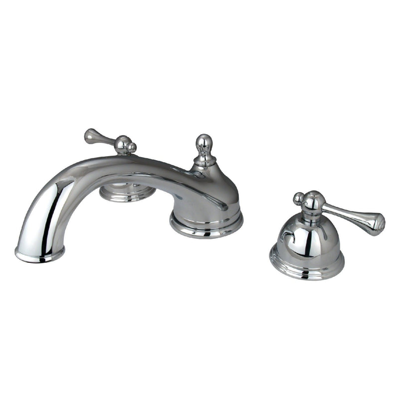 Vintage Two-Handle 3-Hole Deck Mount Roman Tub Faucet