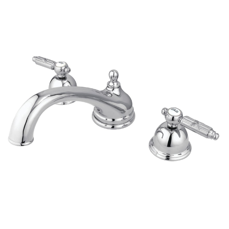 Georgian Two-Handle 3-Hole Deck Mount Roman Tub Faucet