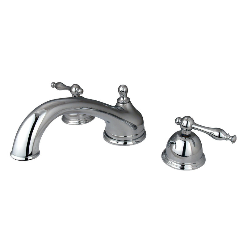 Vintage Two-Handle 3-Hole Deck Mount Roman Tub Faucet