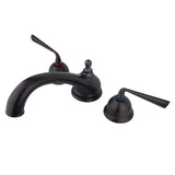 Silver Sage Two-Handle 3-Hole Deck Mount Roman Tub Faucet