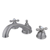 Vintage Two-Handle 3-Hole Deck Mount Roman Tub Faucet