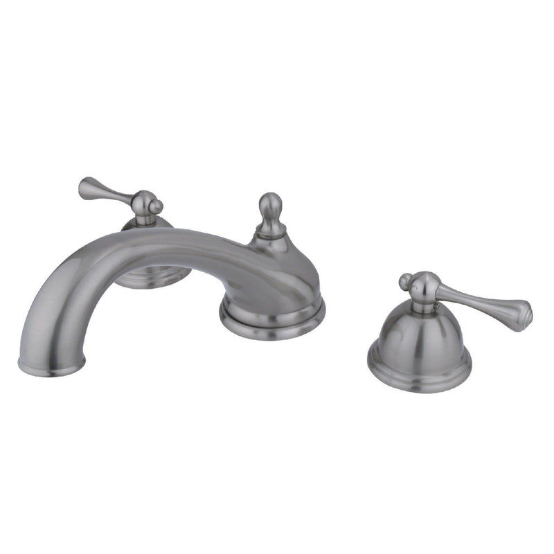 Vintage Two-Handle 3-Hole Deck Mount Roman Tub Faucet