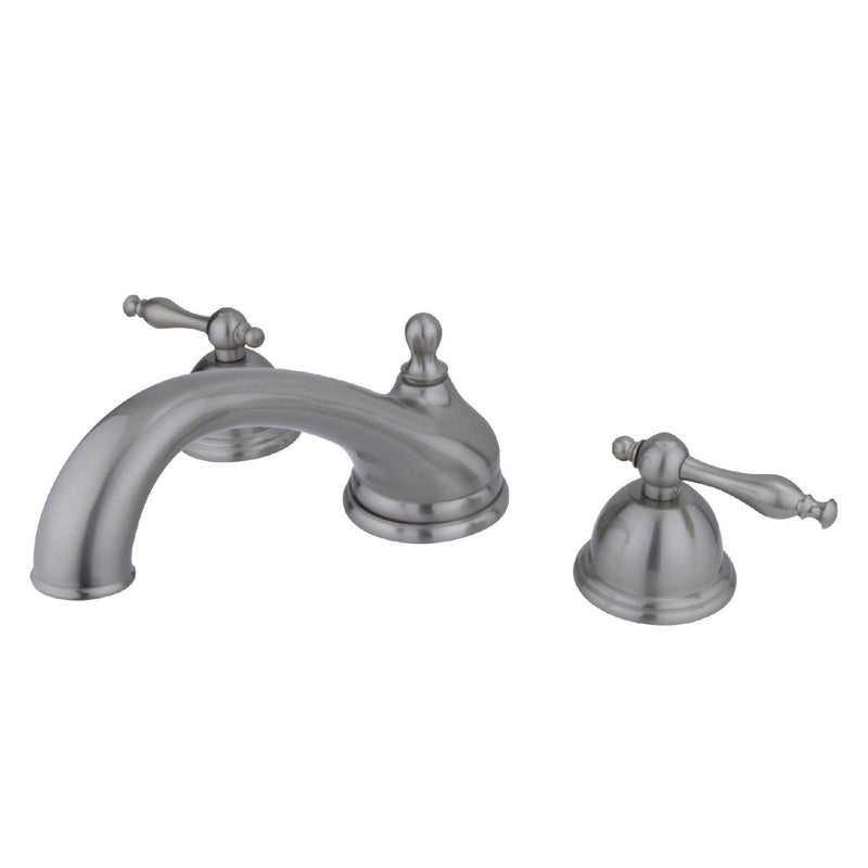 Vintage Two-Handle 3-Hole Deck Mount Roman Tub Faucet