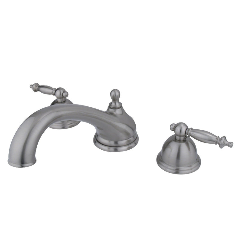 Vintage Two-Handle 3-Hole Deck Mount Roman Tub Faucet