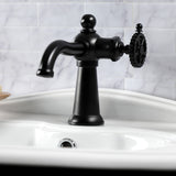 Fuller One-Handle 1-Hole Bathroom Faucet with Push Pop-Up Drain