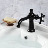 Hamilton Single-Handle 1-Hole Deck Mount Bathroom Faucet with Push Pop-Up