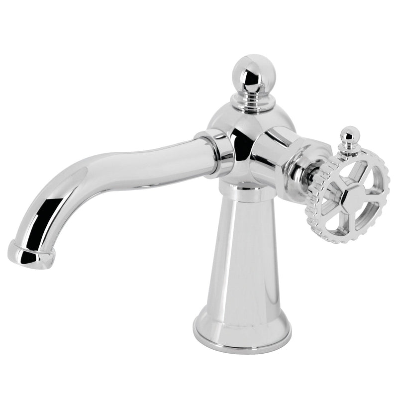 Fuller One-Handle 1-Hole Bathroom Faucet with Push Pop-Up Drain
