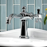 Hamilton Single-Handle 1-Hole Deck Mount Bathroom Faucet with Push Pop-Up