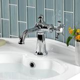 Hamilton Single-Handle 1-Hole Deck Mount Bathroom Faucet with Push Pop-Up