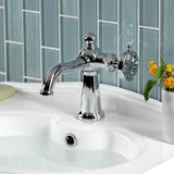 Belknap Single-Handle 1-Hole Deck Mount Bathroom Faucet with Push Pop-Up