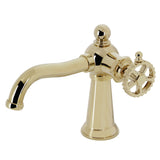 Fuller Single-Handle 1-Hole Deck Mount Bathroom Faucet with Push Pop-Up