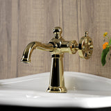 Belknap One-Handle 1-Hole Bathroom Faucet with Push Pop-Up Drain