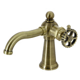 Fuller Single-Handle 1-Hole Deck Mount Bathroom Faucet with Push Pop-Up