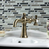 Hamilton One-Handle 1-Hole Bathroom Faucet with Push Pop-Up Drain