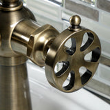 Belknap One-Handle 1-Hole Bathroom Faucet with Push Pop-Up Drain