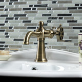 Belknap One-Handle 1-Hole Bathroom Faucet with Push Pop-Up Drain