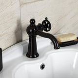 Fuller One-Handle 1-Hole Bathroom Faucet with Push Pop-Up Drain