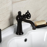 Fuller Single-Handle 1-Hole Deck Mount Bathroom Faucet with Push Pop-Up