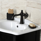 Fuller One-Handle 1-Hole Bathroom Faucet with Push Pop-Up Drain