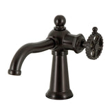 Fuller Single-Handle 1-Hole Deck Mount Bathroom Faucet with Push Pop-Up