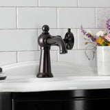 Belknap Single-Handle 1-Hole Deck Mount Bathroom Faucet with Push Pop-Up