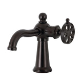 Belknap Single-Handle 1-Hole Deck Mount Bathroom Faucet with Push Pop-Up