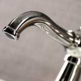 Fuller One-Handle 1-Hole Bathroom Faucet with Push Pop-Up Drain