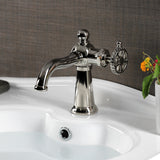 Fuller Single-Handle 1-Hole Deck Mount Bathroom Faucet with Push Pop-Up