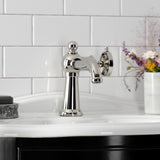 Belknap One-Handle 1-Hole Bathroom Faucet with Push Pop-Up Drain