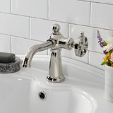 Belknap One-Handle 1-Hole Bathroom Faucet with Push Pop-Up Drain