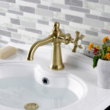 Hamilton Single-Handle 1-Hole Deck Mount Bathroom Faucet with Push Pop-Up