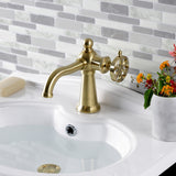 Belknap Single-Handle 1-Hole Deck Mount Bathroom Faucet with Push Pop-Up