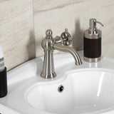 Fuller One-Handle 1-Hole Bathroom Faucet with Push Pop-Up Drain