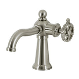 Fuller One-Handle 1-Hole Bathroom Faucet with Push Pop-Up Drain