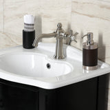 Hamilton Single-Handle 1-Hole Deck Mount Bathroom Faucet with Push Pop-Up