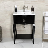 Hamilton One-Handle 1-Hole Bathroom Faucet with Push Pop-Up Drain